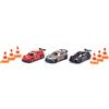 siku 6331, Set Regalo da Gara, Mercedes-AMG GT4, Audi RS 5 Racing e BMW M4, Inclusi 6 Coni, Auto Giocattolo, Metallo e Plastica, Multicolore, Con Cerchioni Sportivi e Alettoni Posteriori