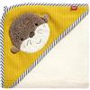 Fehn Kapuzenbadetuch Otter - Bade-Poncho aus Frottee mit Kapuze und niedlichem Otter Motiv - saugstark & kuschelweich - für Babys und Kleinkinder ab 0+ Monaten
