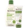 Aveeno Crema Idratante da Pelli Normali a Secche, 200ml + Aveeno Bagno Doccia, Daily Moisturising, Profumo Delicato, Pelli da Normali a Secche, 500ml