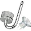 Bssowe Diffusore Acquario, Diffusore CO2, Diffusore CO2 Acquario, Atomizzatore Acquario, Acquario Diffusore Atomizzatore, Atomizzatore CO2 Acquario, per Impianto Acquario, Argento