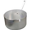 Baldassare Agnelli Pentole Agnelli FAMA514 Casseruola Alta, in Alluminio BLTF con Manico in Acciaio Inossidabile, 1 Litri, Argento
