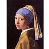 Wee Blue Coo Johannes Vermeer Girl With Pearl Earring Old Master Painting Art Print Poster Wall Decor 12X16 Inch