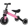 MAYMAR Homewell Triciclo bambino evolutivo, Kinderkraft Velo Triciclo 2 in 1, con Draisienne e Ride Funzione, Regalo Bebe 1-5 Anni senza Freni (04, Rosa)