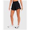 Nike One Shorts Dri-FIT 2 in 1 a Vita Alta 8 cm Nero Donna