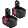 Moticett 2X 3.0Ah Ni-Mh Sostitutiva per Bosch 14.4V Batteria BAT038 BAT040 BAT041 BAT159 13614 13614-2G 15614 1661 22614 32614 3454 34614