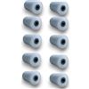 Profesius 10 rotoli di vernice in schiuma Profesius da 5 cm, in schiuma fine, dritti su entrambi i lati, rotoli, rulli di ricambio, rulli di schiuma per dipingere superfici lisce