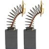 Trade-Shop 2 spazzole di carbone motore 5 x 11 x 17/19 mm per smerigliatrice a nastro Makita 9403 9404 9902 9903 9920 9403J 9500D 9921 sega circolare 5017RKB 5603R 5604R 5703R 5703R