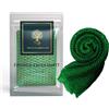 SARHAANA Spugna doccia esfoliante Africani - Africano Asciugamano Esfoliante - Spugna esfoliante corpo - african sponge - Djampe - Rete da doccia africana - Fiore da bagno XL - (VERDE FORELLO)