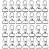 BOELLRUNO 60PCS 2.5cm Girevole Catenacci Portachiavi Grilletto Portachiavi Trigger PortachiaviPortachiavi Moschettone per Cani Impiccagioni Artigianato Decorazioni Progetti di Fregi