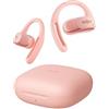 SHOKZ Cuffie Open-Ear OpenFit Air, auricolari Bluetooth wireless con microfono, con gancio auricolare Air, ricarica rapida, 28 ore di riproduzione, resistenza all'acqua IP54 per l'allenamento, Rosa