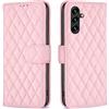 BOCTECH Custodia per Samsung Galaxy A55 5G, Cover a Libro Protettiva in Pelle PU e Silione Morbido con Porta Carte, Magnetica e Supporto Flip Case Portafoglio Antiurto per Donne e Ragazze, Rosa