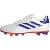 adidas Copa Pure Ii Club Football Boots Flexible Ground, Scarpe da calcio Unisex - Adulto, Ftwr White Lucid Blue Solar Red, 41 1/3 EU