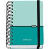 Dohe - Agenda scolastica - Da settembre 2023 a giugno 2024 - Giorno Pagina - Dimensioni: 12 x 17 cm (A6) - Bilingue: Spagnolo e Inglese - Materiale scolastico - Colore Turchese - DUO
