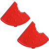 TRIXES Novità blocchi congelatore anguria 2 pezzi - Mini blocchi di ghiaccio anguria - Perfetti per contenitori per il pranzo e picnic