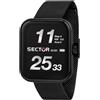 Sector No Limits Orologio Sector S-03 PRO r3251171002 smartwatch Maglia Mesh Nero Rettangolare