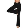 ACTINPUT Pantaloni Yoga Donna Campana Aderenti Zampa Elefante Elasticizzati Bootleg V Cross Leggins Sportivi Fared Leggings Palestra Fitness Danza Casual