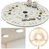 Kexpery 3000K/4000K/6500K Pannello di ricambio for lampada da soffitto a soffitto Kit luce for ventilatore da soffitto a LED da 3,94 pollici 18W 1530LM Kit di retrofit for ventilatore da sof