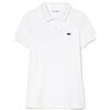 Lacoste Df3443 Paris Polo Regular Fit, Bianco, 42 Donna