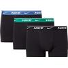 Nike Trunk 3PK, Boxer Everyday Uomo (XL, Black - Mystic Navy - Black White)