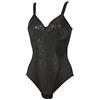 GIOS Body Donna modellatore Liscio Senza Ferretto Art. 523 Coppa B (4, Nero)