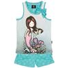 SANTORO - Pigiama Spalla Larga in Cotone Estivo da Bambina/Ragazza Art. 54462 (16 Anni)