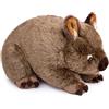 lilizzhoumax Wombat - Peluche a forma di vombato, 28 cm, realistico, super morbido, regalo per bambini, ragazze e ragazzi, decorazione per la casa
