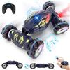 Pristar Macchina Telecomandata Auto RC Stunt Car con Luce e Spray con la Mano, Macchine Telecomandate 2.4 GHz 360° Rotazione Auto Telecomandata Macchine Telecomandate Regalo per Bambini 6 8 9 10 Anni