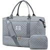 LOVEVOOK Borsone da Viaggio Donna Borsa Palestra Donna Bagaglio a Mano Easyjet Cabin Bag Weekend Travel Duffel Gym Bag con Organizer Valigia Grande Borsa Parto Ospedale Mamma Nascita per Aereo Fitness