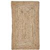 -LUXOR- living Tappeto naturale Salo - Tappeto di iuta Boho realizzato a mano con materiali naturali - Tappeto soggiorno 60 x 90 cm