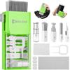 Ordilend Tutto in Uno Kit Pulizia Tastiera pc Computer Laptop Spazzola Pulisci Schermo per Tablet Auricolari Bluetooth Smartphone Earbuds Headphones Fotocamera