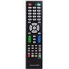 TALENTEC home | Telecomando universale RM-014S+ per TV | Compatibile con: LG, Sony, Samsung, Sharp, Panasonic, ecc. | Ergonomico e facile da configurare | Plastica ABS nera | Portata 8m