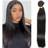 Urshiney Tessitura Capelli Veri Lisci Cheveux Naturel Humain Capelli Naturali Veri Donna Capelli Veri Umani Tessitura Cabello Humano Natural Straight Bundles Human Hair 100g Per Pacco 20 Pollici