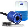WICKED Kit di spazzole per la pulizia dei tubi in rame da 1/2 ''; strumento professionale per idraulici industriali tutto in metallo resistente costruzione grado con parti sostituibili