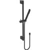 Ideal Standard - Idealrain, Kit doccia con asta doccia e accessori, Set saliscendi doccia, Nero seta