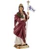 DRW Figura Santa Ursula Resina Dipinta a Mano 22 cm