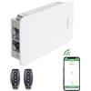 ARREGUI KAMO CI20BRC Serratura di Sicurezza Invisibile per Porta con Controllo Smartphone | Antifurto | Serratura Elettronica per Porta con Bluetooth | Catenaccio Interno | Bianco