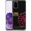 Head Case Designs Licenza Ufficiale HBO Game of Thrones Targaryen Motto della Casata Custodia Cover in Morbido Gel Compatibile con Samsung Galaxy S20+ / S20+ 5G