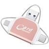 FROVOL Nuovo 4 in 1 USB 2.0 OTG Lettore di Schede di Memoria Adattatore Universale Micro USB TF SD Card Reader Telefono Computer Portatile Per PC 1 pz/s A4B3