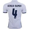 CBUJSS-Sports Maglia da calcio del Real Madrid, stagione 2016-2017, Sergio Ramos, colore bianco, Uomo, White, L