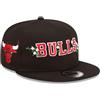 New Era Chicago Bulls NBA Flower Wordmark Black 9Fifty Snapback cap - M - L