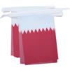 AZ FLAG Ghirlanda 6 Metri 20 Bandiere Qatar 21x15cm, Bandiera Qatariota 15 x 21 cm - Festone Bandierine