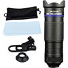 Generic Prism - Telescopio monoculare con visione notturna bassa, zoom HD 10-30 x 42, impermeabile, tascabile, compatto, per adulti, bird watching, viaggi, escursionismo, con adattatore per smartphone