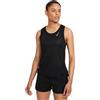 Nike Canotta W Nk Df Race Singlet Donna Nero