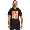 Nike T-Shirt Uomo Nike Print Heat In The Street Nero