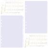 DY.2ten 14 Fogli Trasparente Bianco Divisori Raccoglitori ad Anelli A5,6 Fori Plastica Divisorio Pagina Indice Tab,per A5 Quaderni ad Anelli, per Scuola o Ufficio(21cm x 14.2cm)