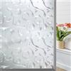 rabbitgoo Pellicola per Vetri Finestre-3D Fiore Decorativa,Autoadesive,Anti-UV 44.5x200cm