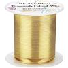 BENECREAT 30m 0.8mm Filo di Rame Filo per Gioielli Filo per Perline in Rame Resistente All'Appannamento Colore Oro Chiaro per Artigianato Creazione di Gioielli, Perline