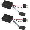 CGEAMDY 2 Pezzi Decodificatori Di Resistenza Delle Lampadine Dell'auto, Decodificatori Di Resistore Di Lampadine Dell'automobile per H7, LED Errore Libero Anti Sfarfallio Adattatore Decoder Resistore
