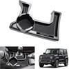 GAFAT Suzuki Jimny 2018-2024 2025 JB64/JB74 (Cambio Manuale) Contenitore Portaoggetti per Console Centrale, Jimny Braccioli Organizer, Vassoio con Portabicchieri, Suzuki Jimny Accessori (Nero)
