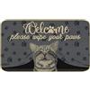 comfoyar Wipe Your Paw Zerbino Decorativo, Tappeto Gatto Carino Antiscivolo Tappetino da Pavimento Benvenuto per interni esterni Ingresso, Patio, Garage 43 x 75 cm